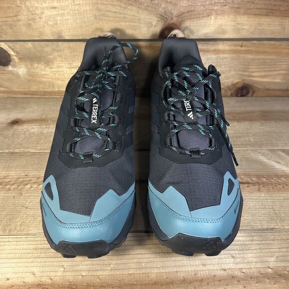 NEW Mens Size 15 - Adidas Terrex Skychaser AX5 GORE-TEX Black Carbon Teal JQ2209 main image 7